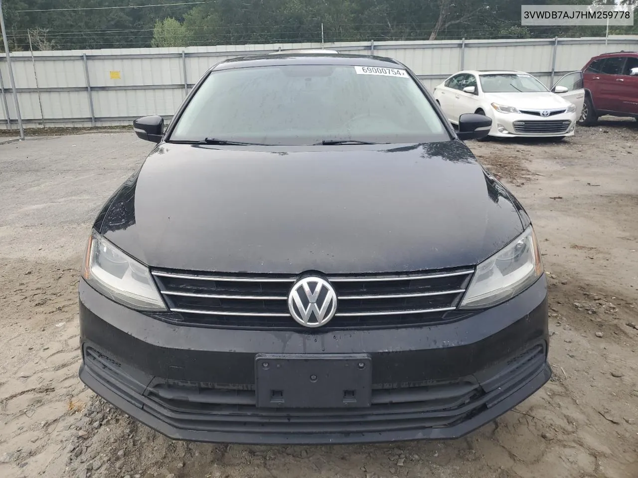 3VWDB7AJ7HM259778 2017 Volkswagen Jetta Se