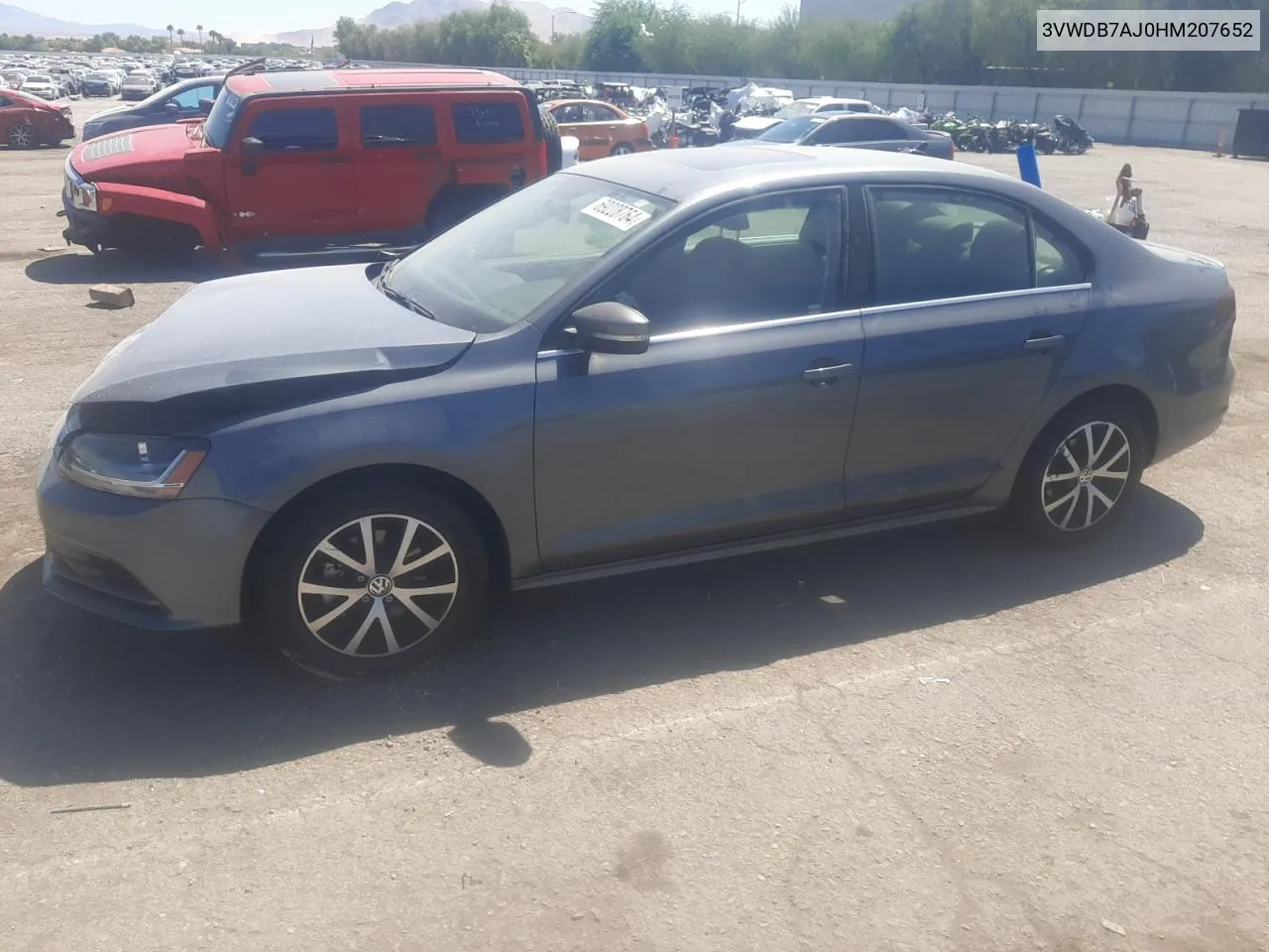 3VWDB7AJ0HM207652 2017 Volkswagen Jetta Se