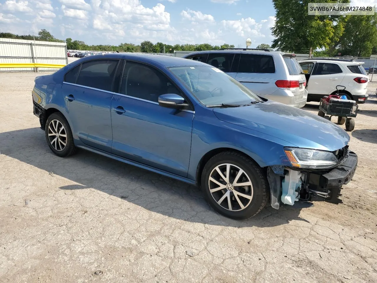 2017 Volkswagen Jetta Se VIN: 3VWB67AJ6HM274848 Lot: 69631634