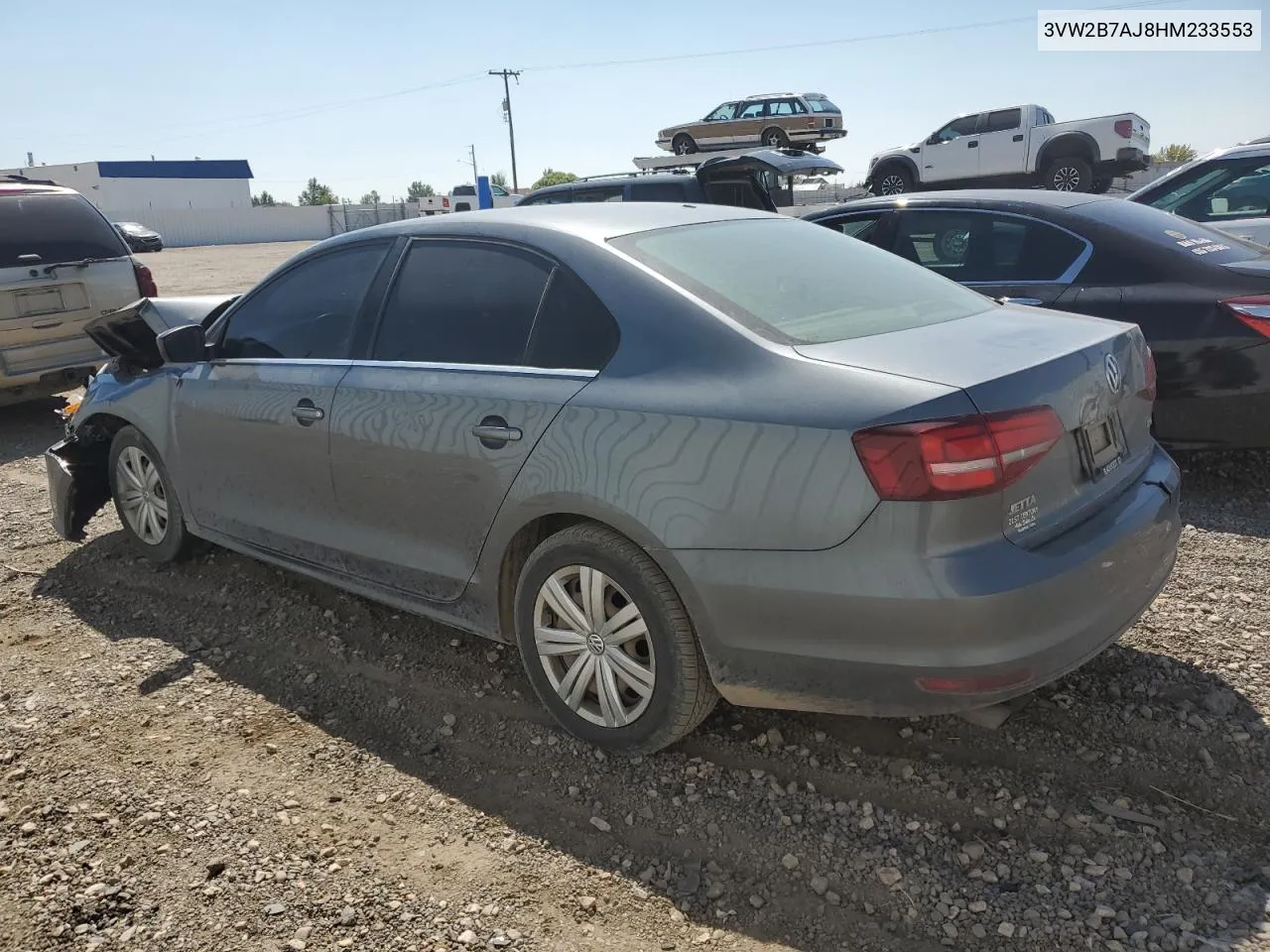 3VW2B7AJ8HM233553 2017 Volkswagen Jetta S