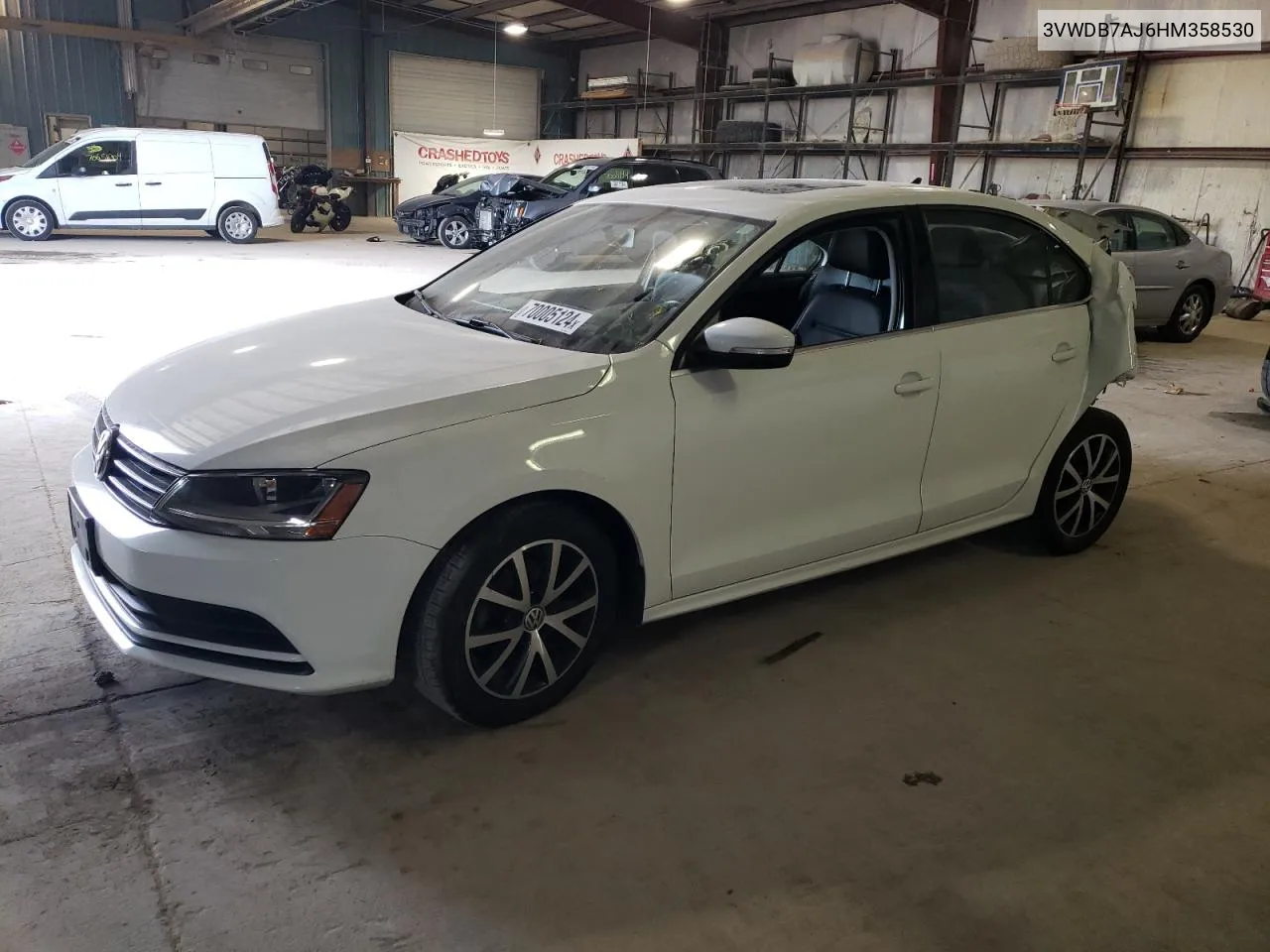 3VWDB7AJ6HM358530 2017 Volkswagen Jetta Se