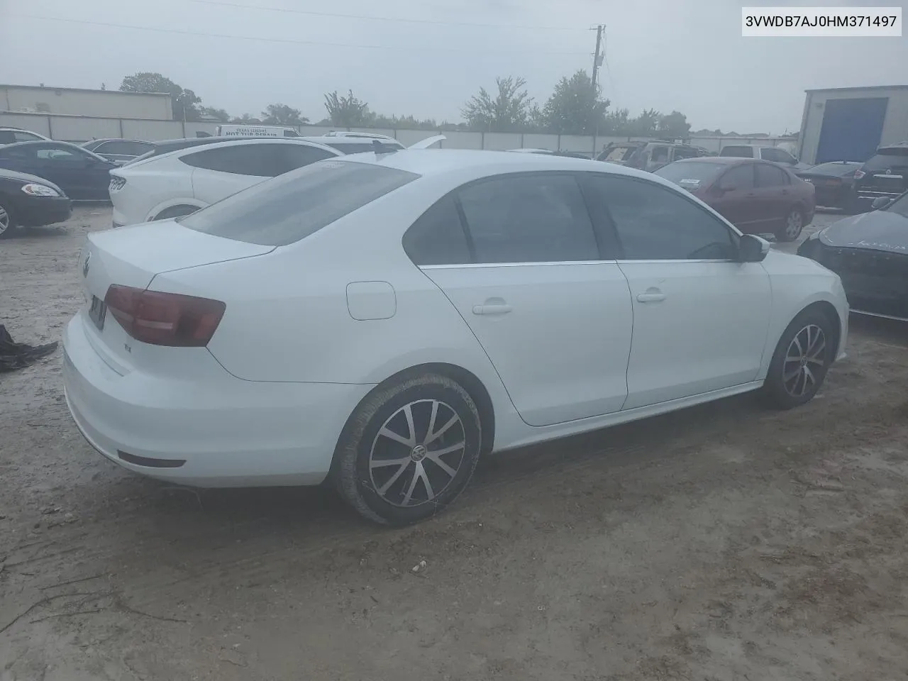 3VWDB7AJ0HM371497 2017 Volkswagen Jetta Se