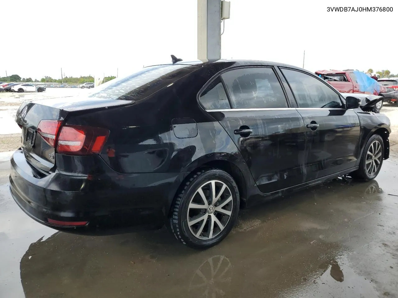 2017 Volkswagen Jetta Se VIN: 3VWDB7AJ0HM376800 Lot: 70086404