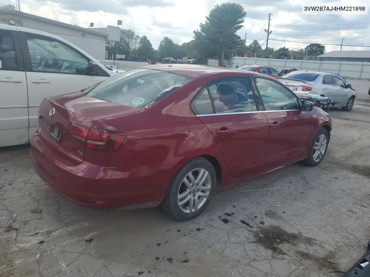 2017 Volkswagen Jetta S VIN: 3VW2B7AJ4HM221898 Lot: 70116874