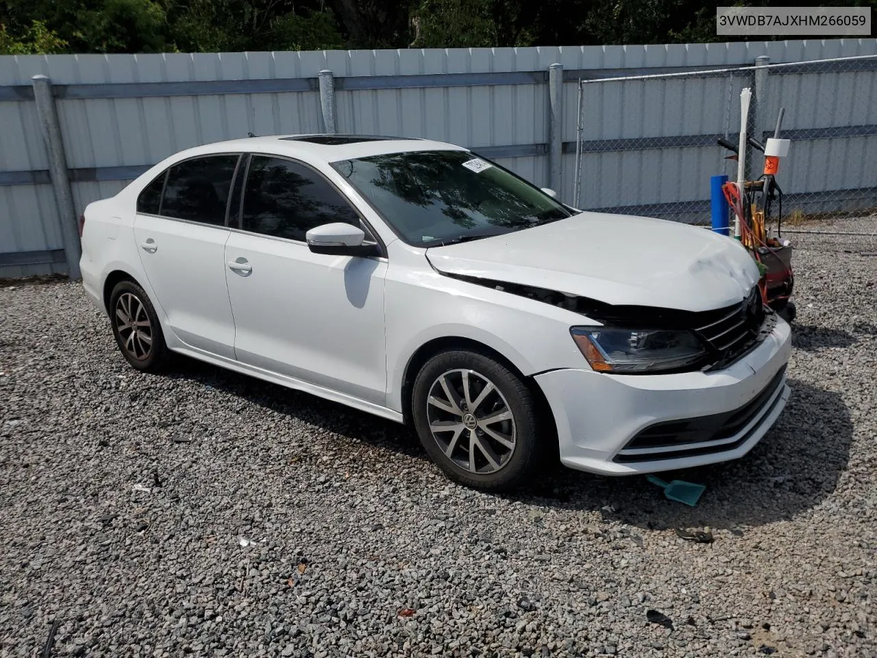 2017 Volkswagen Jetta Se VIN: 3VWDB7AJXHM266059 Lot: 70294614