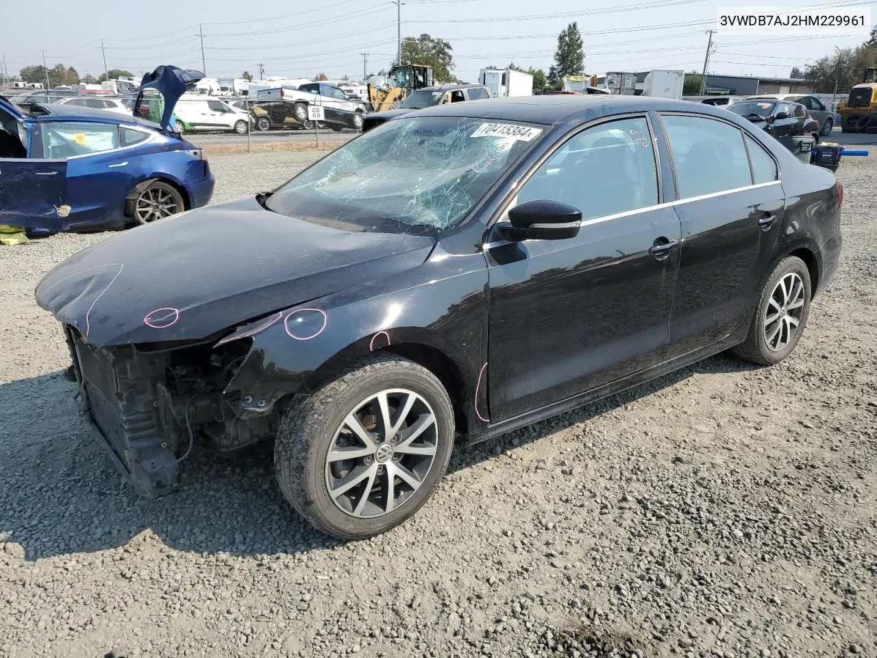 2017 Volkswagen Jetta Se VIN: 3VWDB7AJ2HM229961 Lot: 70415384