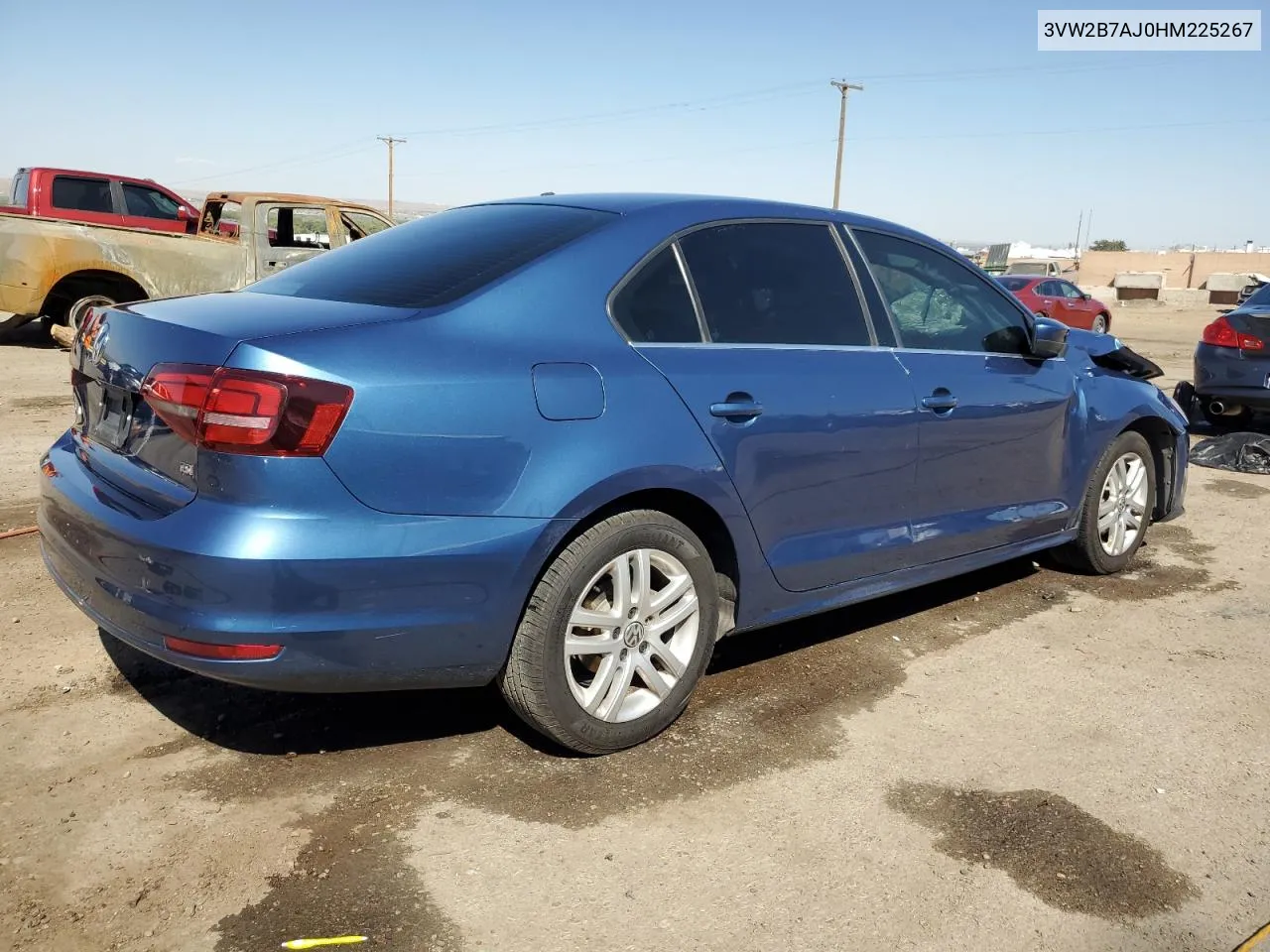 2017 Volkswagen Jetta S VIN: 3VW2B7AJ0HM225267 Lot: 70425484