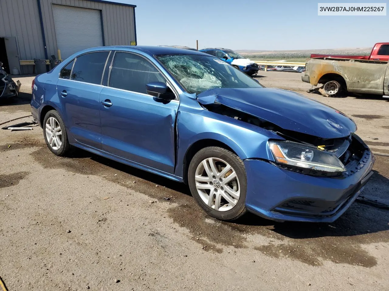 2017 Volkswagen Jetta S VIN: 3VW2B7AJ0HM225267 Lot: 70425484