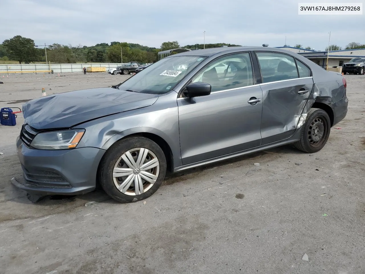 2017 Volkswagen Jetta S VIN: 3VW167AJ8HM279268 Lot: 70458684