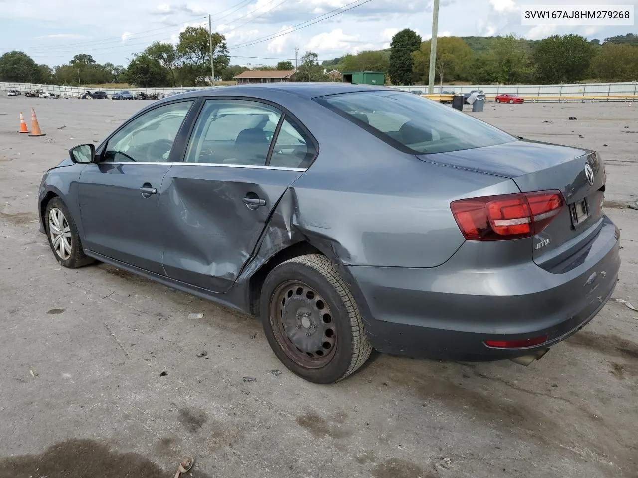 2017 Volkswagen Jetta S VIN: 3VW167AJ8HM279268 Lot: 70458684