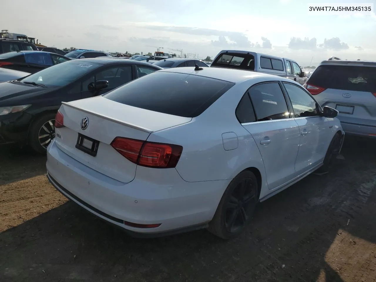 3VW4T7AJ5HM345135 2017 Volkswagen Jetta Gli