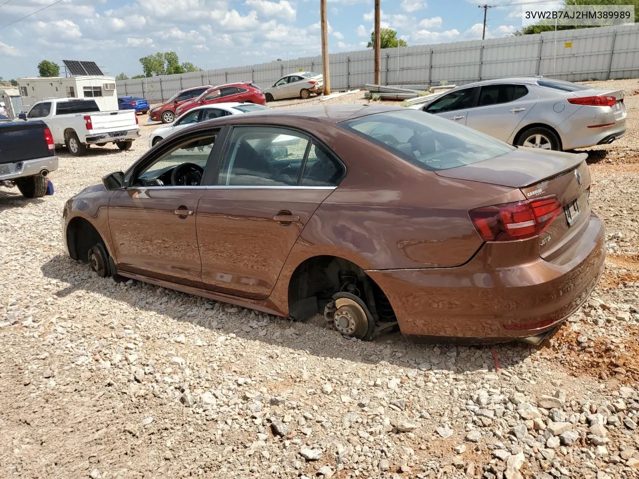 2017 Volkswagen Jetta S VIN: 3VW2B7AJ2HM389989 Lot: 70473824