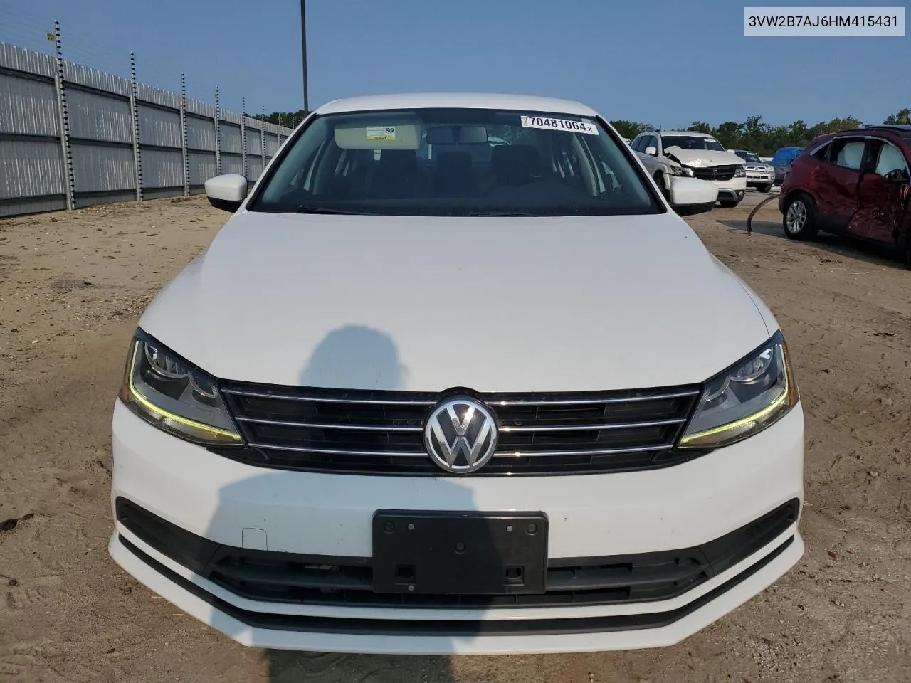 3VW2B7AJ6HM415431 2017 Volkswagen Jetta S