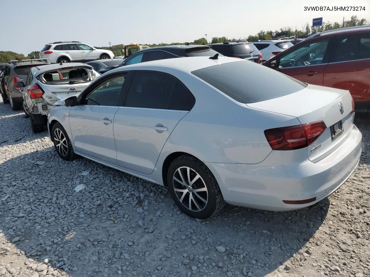 2017 Volkswagen Jetta Se VIN: 3VWDB7AJ5HM273274 Lot: 70505324