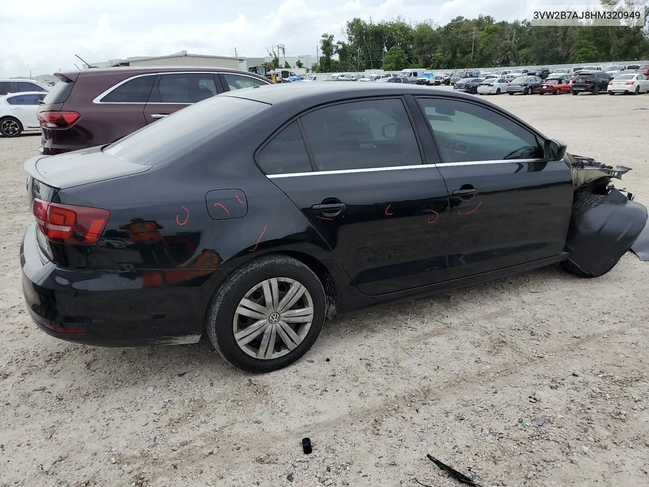 3VW2B7AJ8HM320949 2017 Volkswagen Jetta S