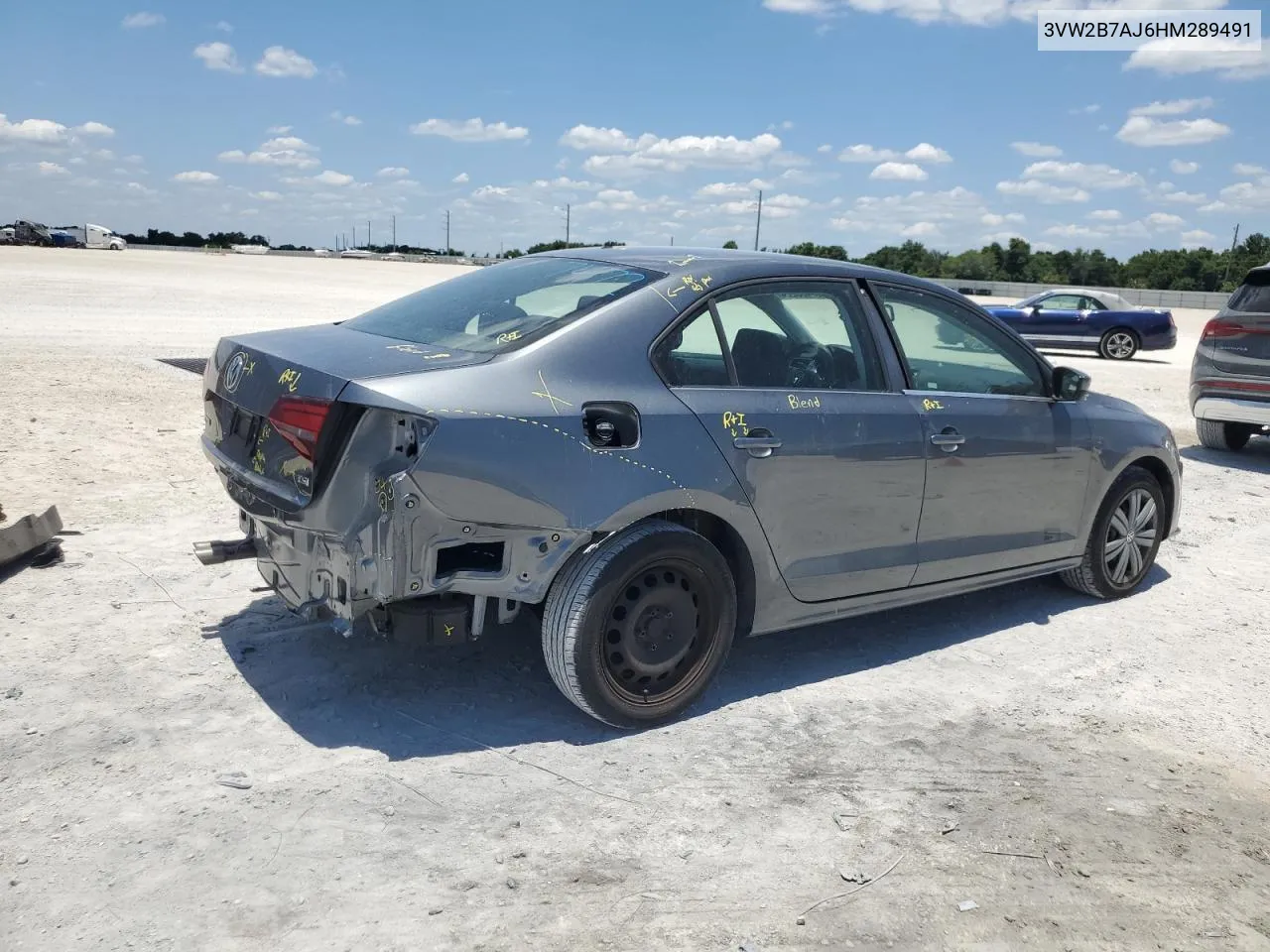 3VW2B7AJ6HM289491 2017 Volkswagen Jetta S