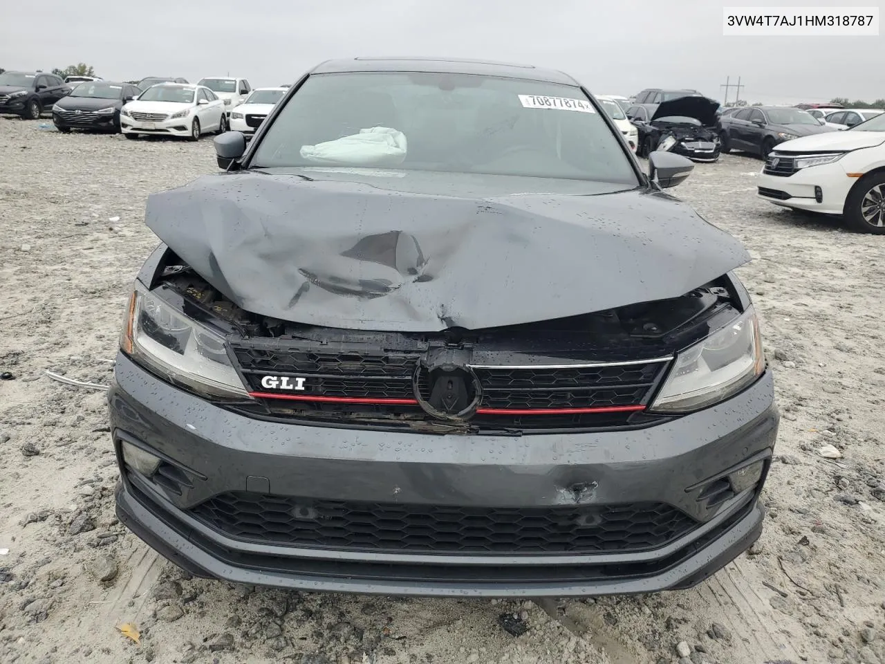 3VW4T7AJ1HM318787 2017 Volkswagen Jetta Gli