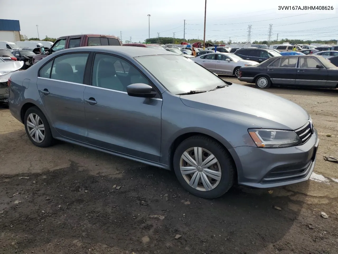 3VW167AJ8HM408626 2017 Volkswagen Jetta S