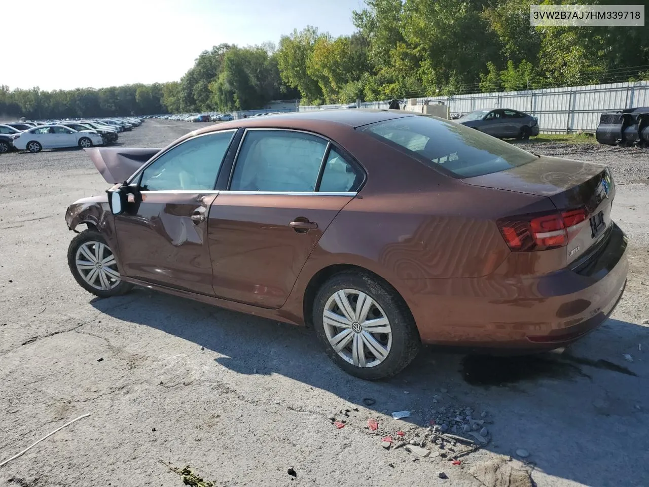 2017 Volkswagen Jetta S VIN: 3VW2B7AJ7HM339718 Lot: 70928494