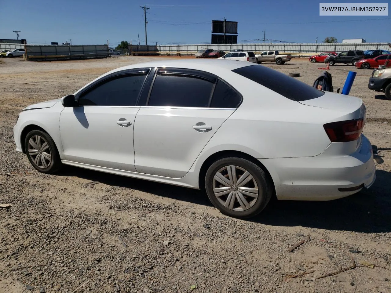 2017 Volkswagen Jetta S VIN: 3VW2B7AJ8HM352977 Lot: 70990834