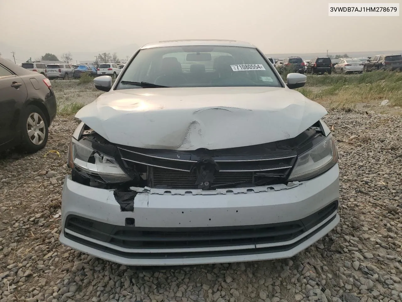 3VWDB7AJ1HM278679 2017 Volkswagen Jetta Se