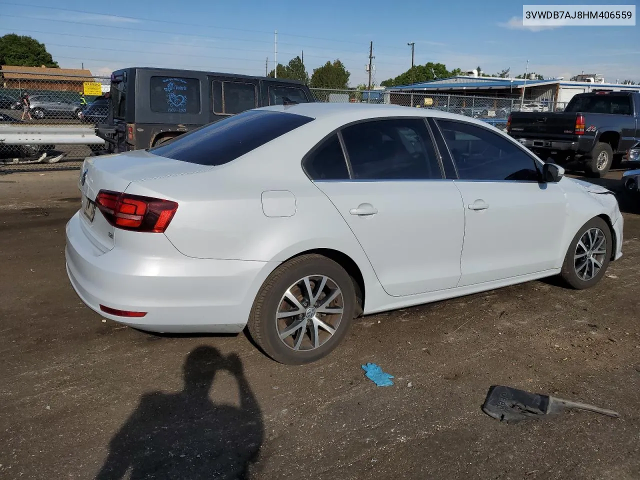 3VWDB7AJ8HM406559 2017 Volkswagen Jetta Se