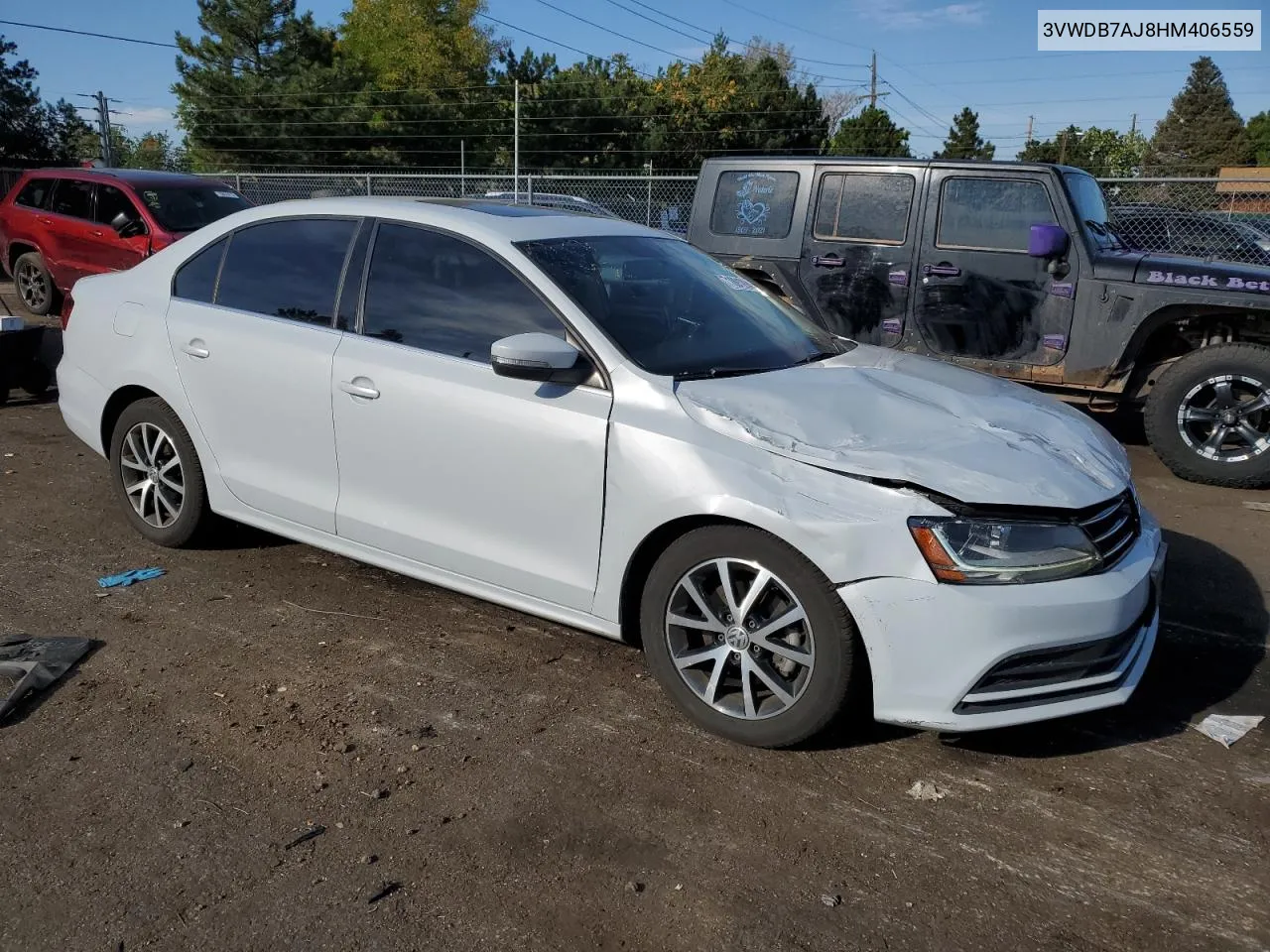 3VWDB7AJ8HM406559 2017 Volkswagen Jetta Se