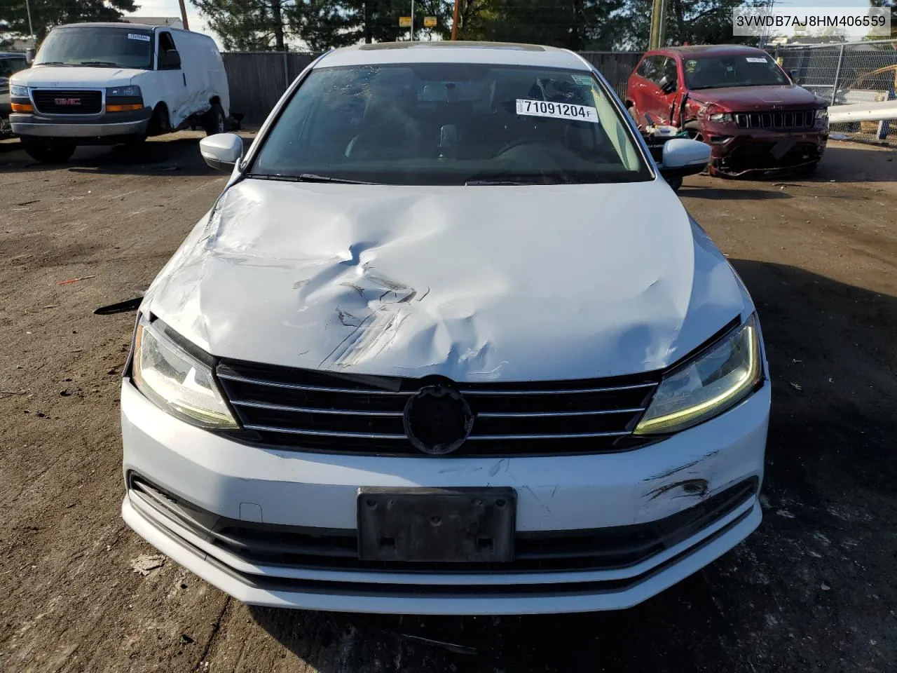 3VWDB7AJ8HM406559 2017 Volkswagen Jetta Se