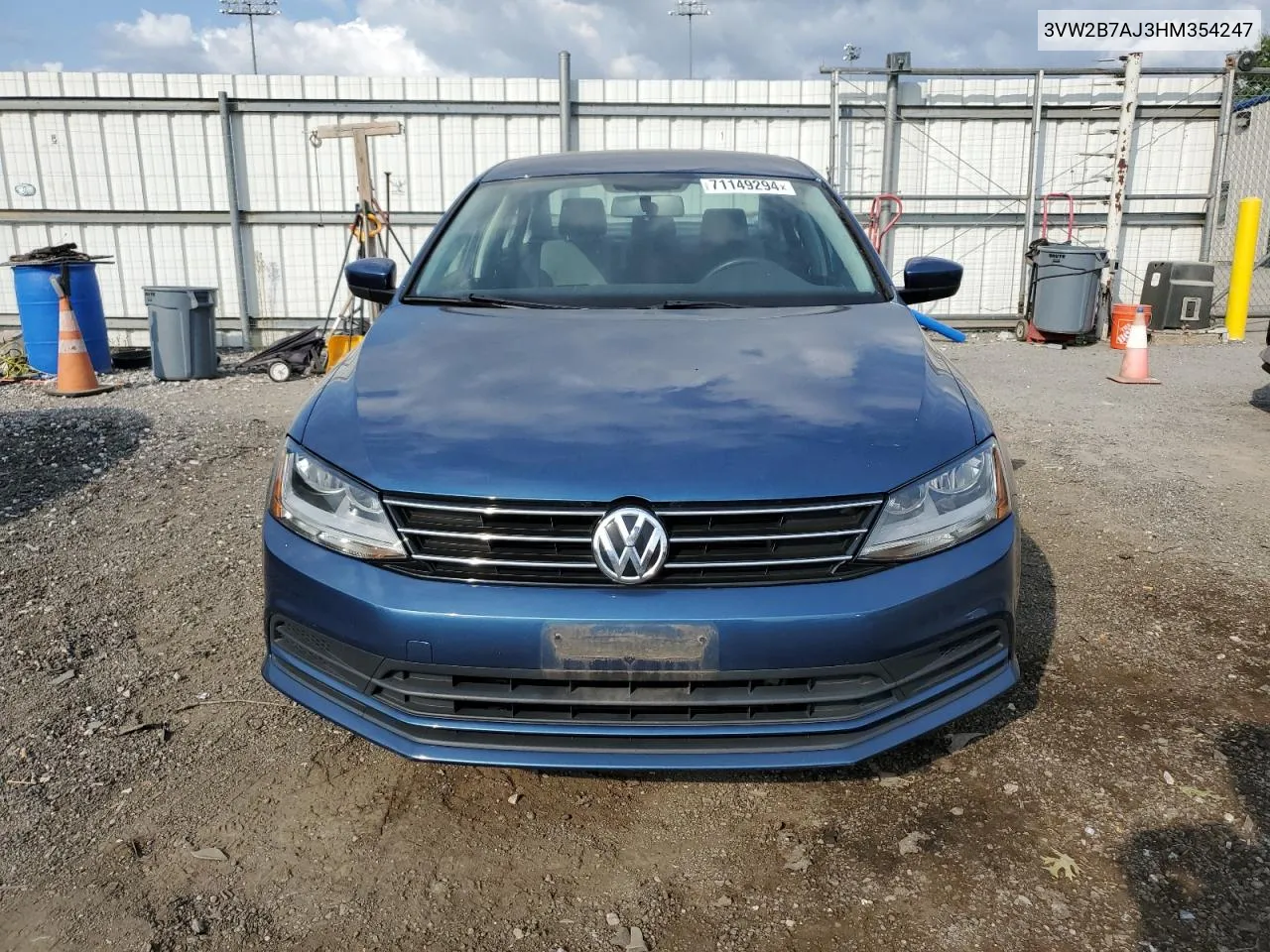 3VW2B7AJ3HM354247 2017 Volkswagen Jetta S