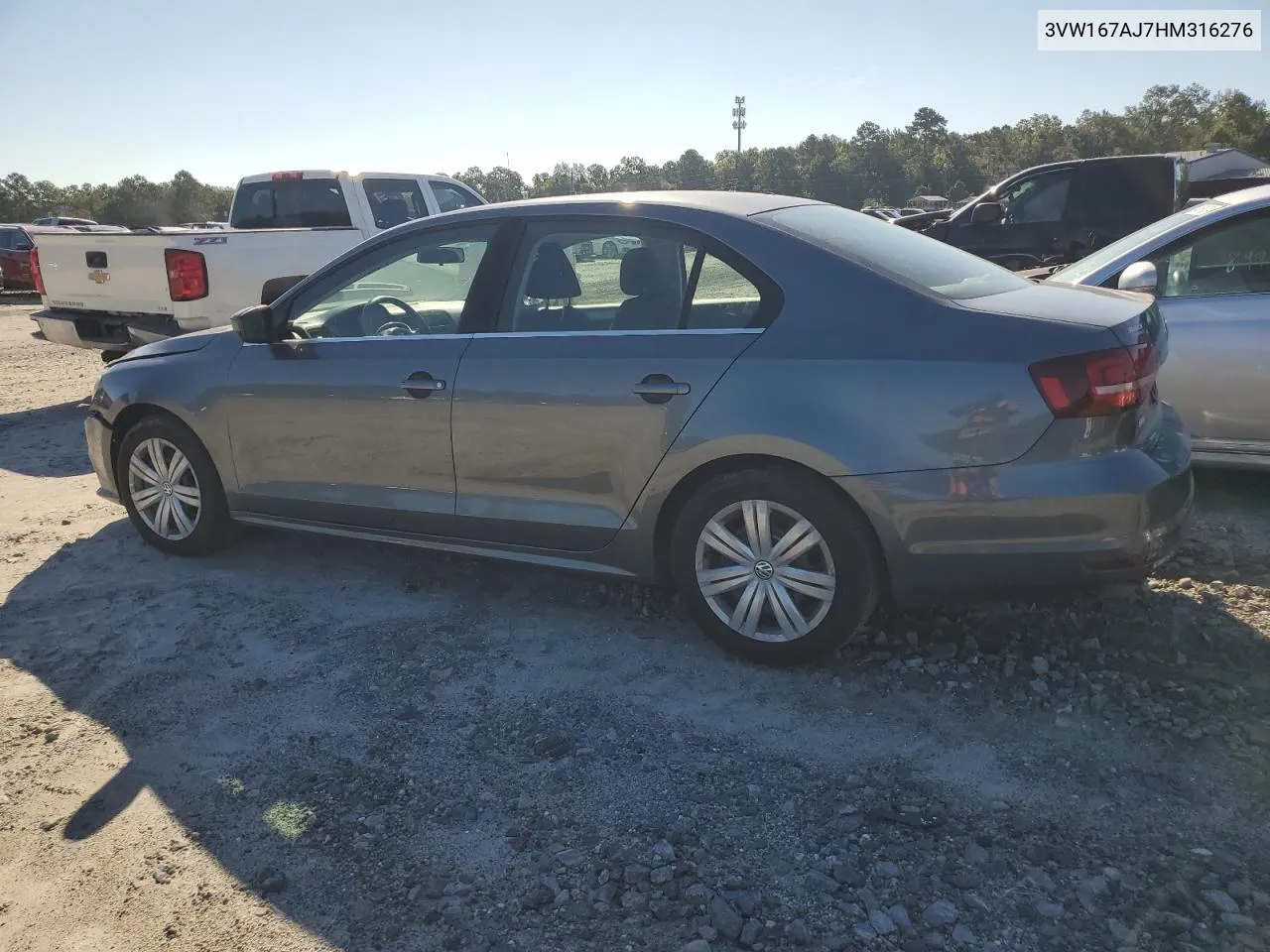 3VW167AJ7HM316276 2017 Volkswagen Jetta S