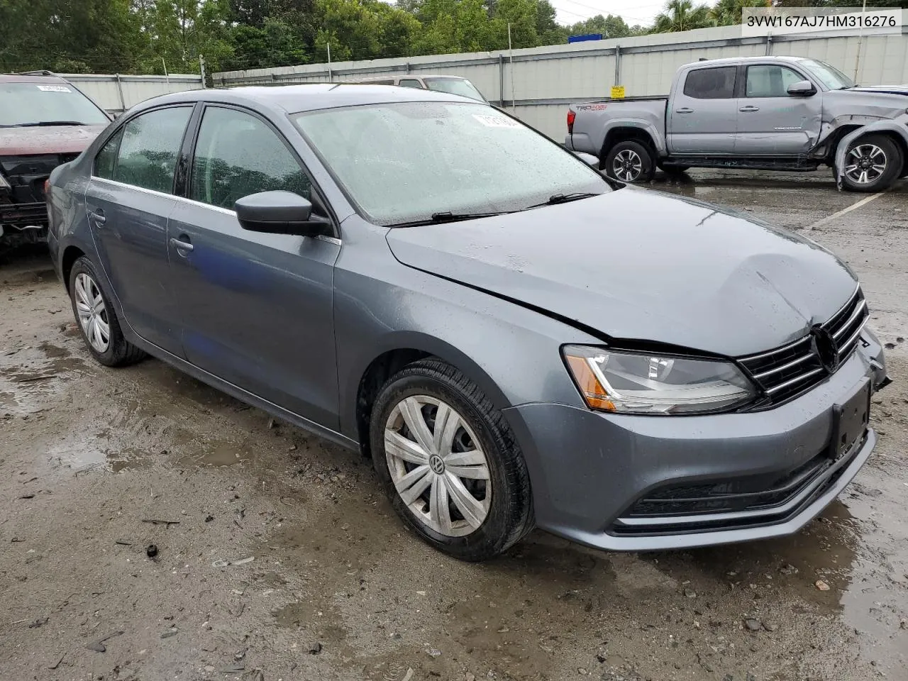 2017 Volkswagen Jetta S VIN: 3VW167AJ7HM316276 Lot: 71217804