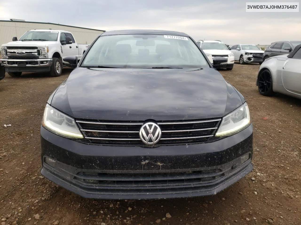 2017 Volkswagen Jetta Se VIN: 3VWDB7AJ0HM376487 Lot: 71277204