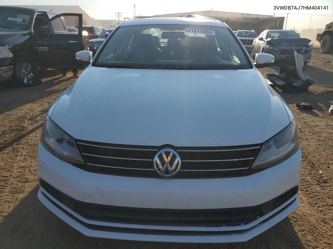 2017 Volkswagen Jetta Se VIN: 3VWDB7AJ7HM404141 Lot: 71411594