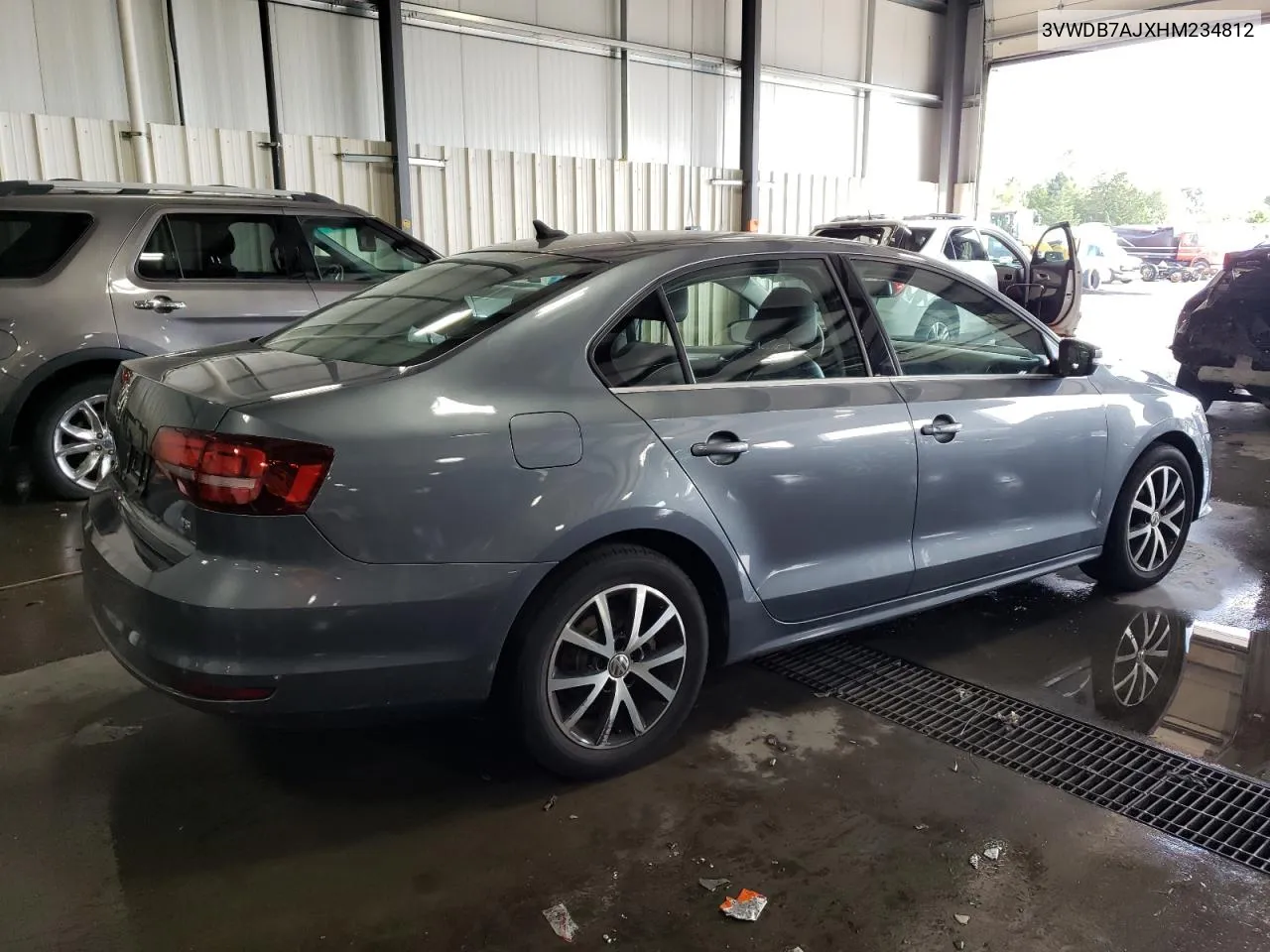 3VWDB7AJXHM234812 2017 Volkswagen Jetta Se