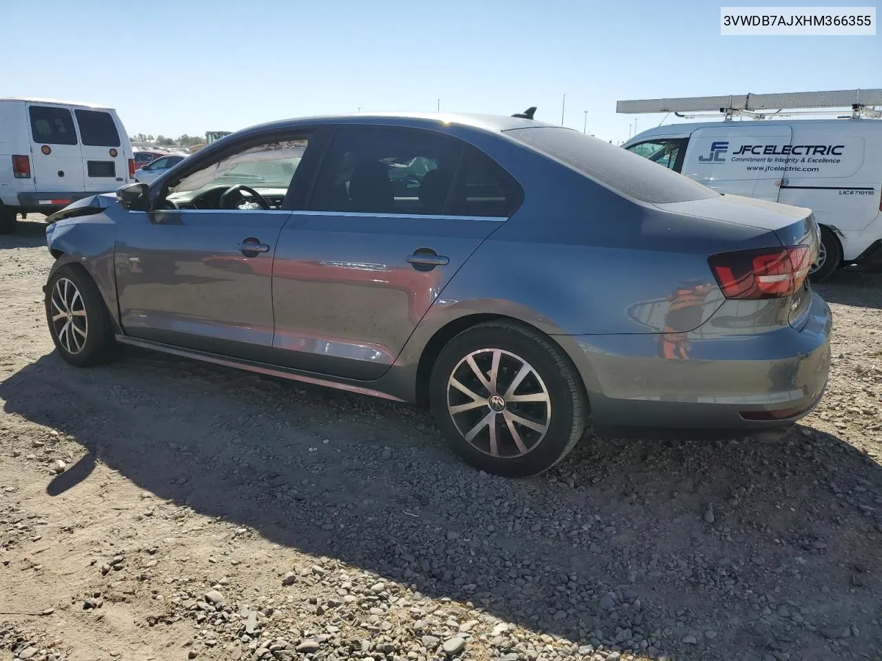 3VWDB7AJXHM366355 2017 Volkswagen Jetta Se