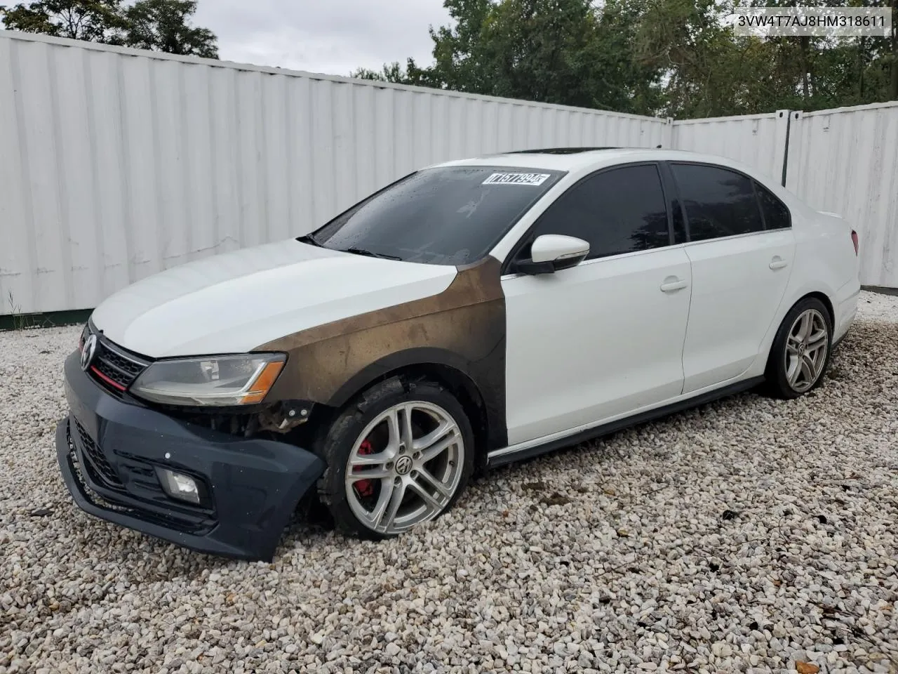 2017 Volkswagen Jetta Gli VIN: 3VW4T7AJ8HM318611 Lot: 71577994