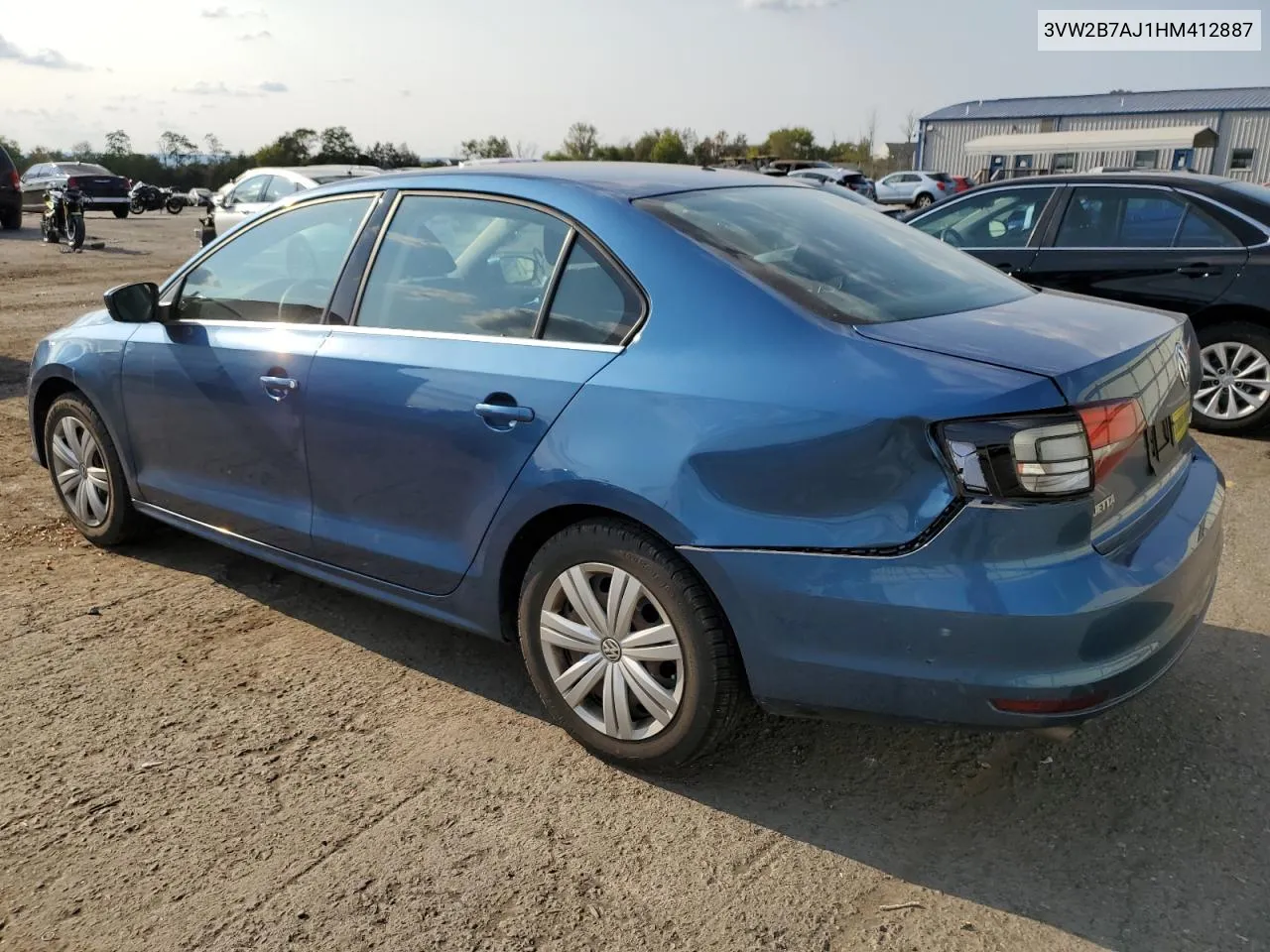 2017 Volkswagen Jetta S VIN: 3VW2B7AJ1HM412887 Lot: 71618134