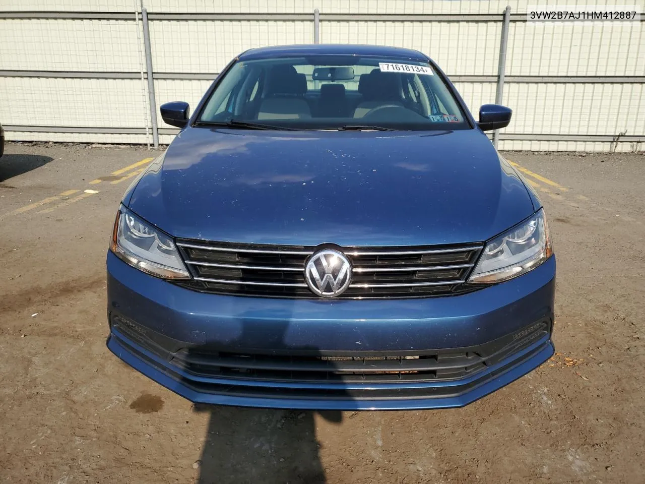 3VW2B7AJ1HM412887 2017 Volkswagen Jetta S