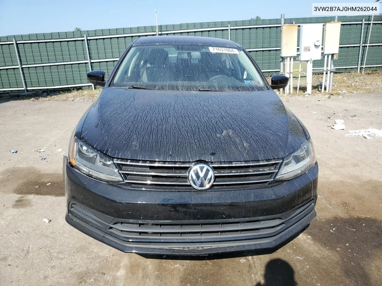 3VW2B7AJ0HM262044 2017 Volkswagen Jetta S