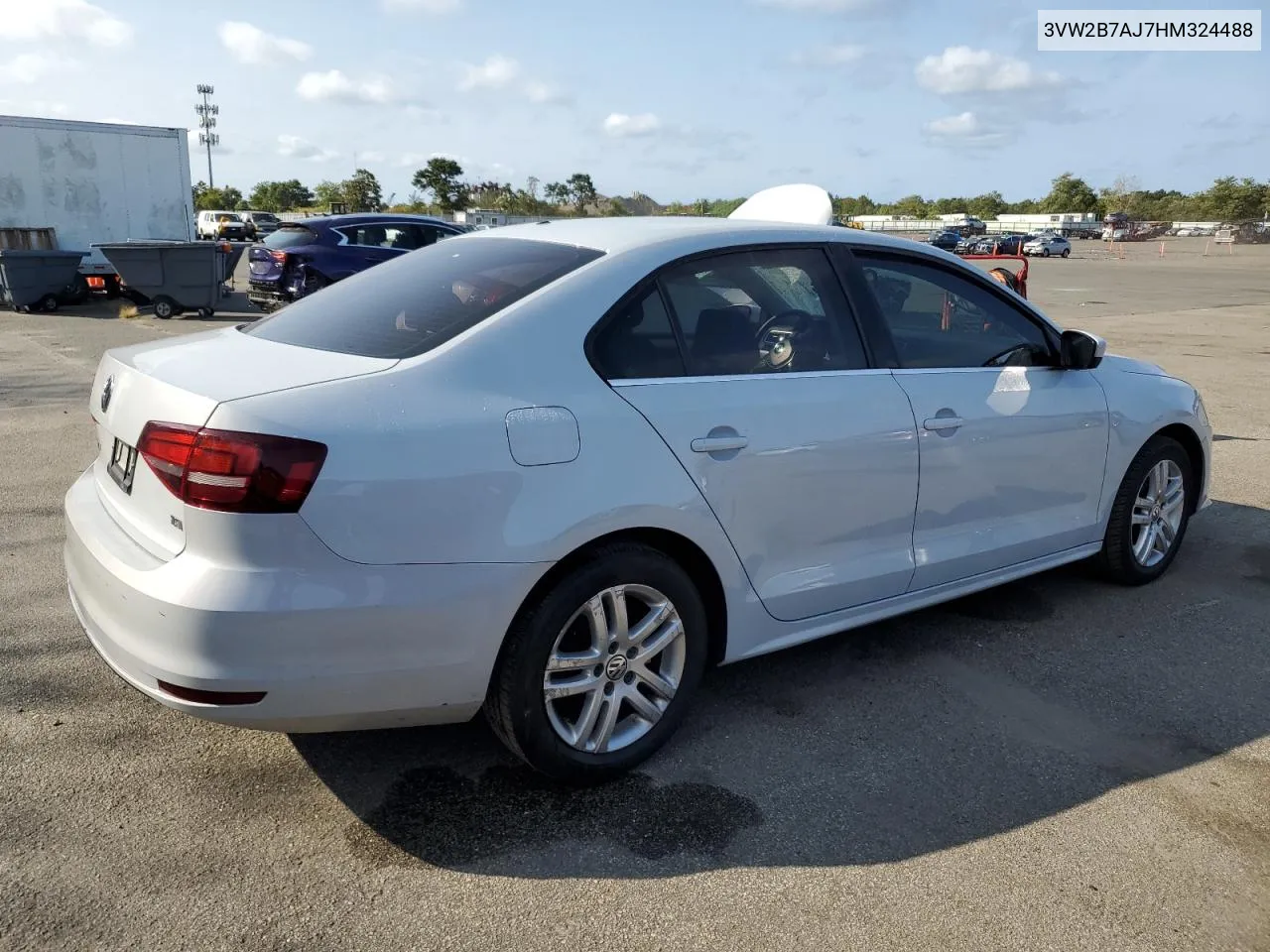 2017 Volkswagen Jetta S VIN: 3VW2B7AJ7HM324488 Lot: 71702024