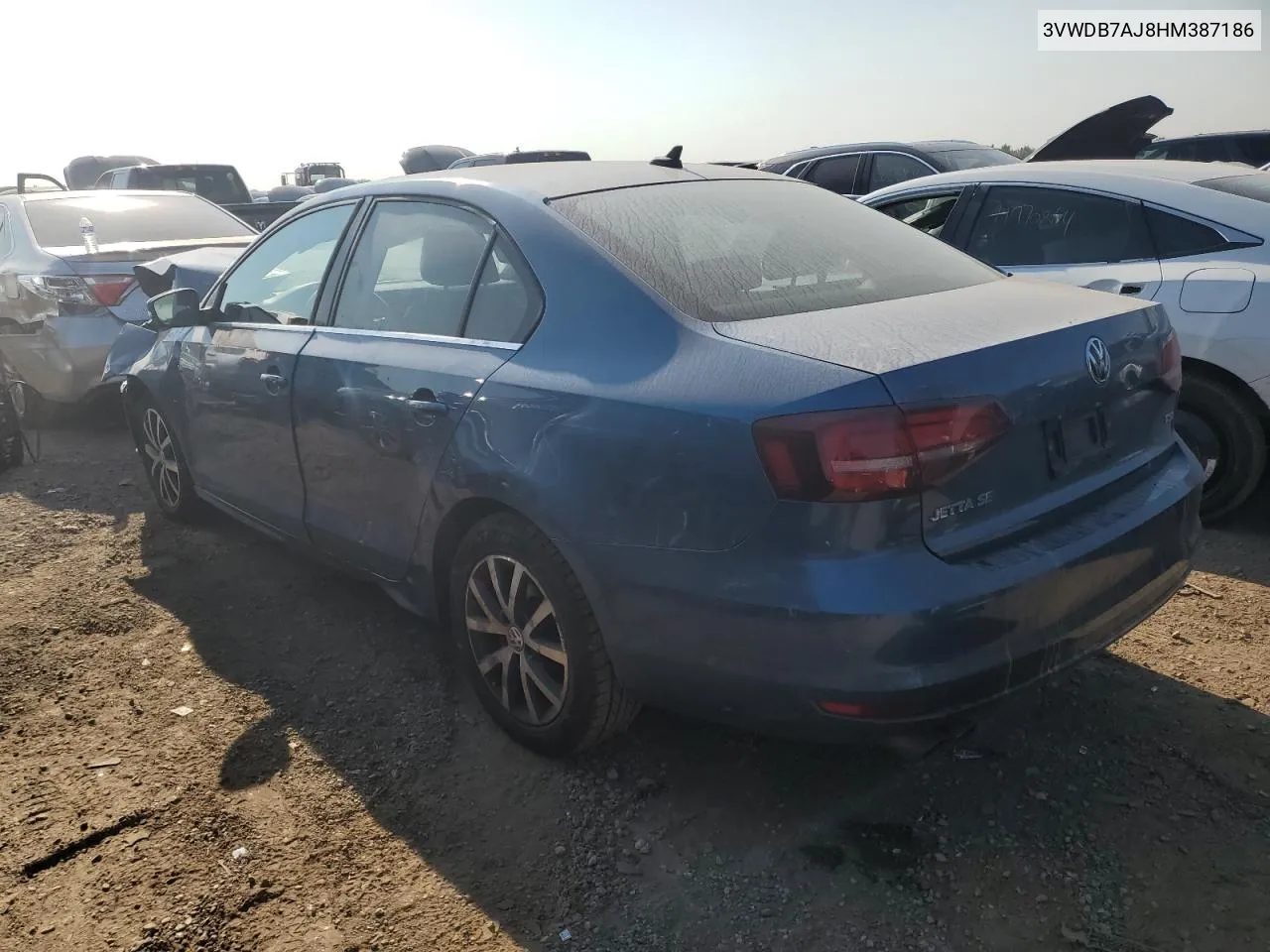 3VWDB7AJ8HM387186 2017 Volkswagen Jetta Se