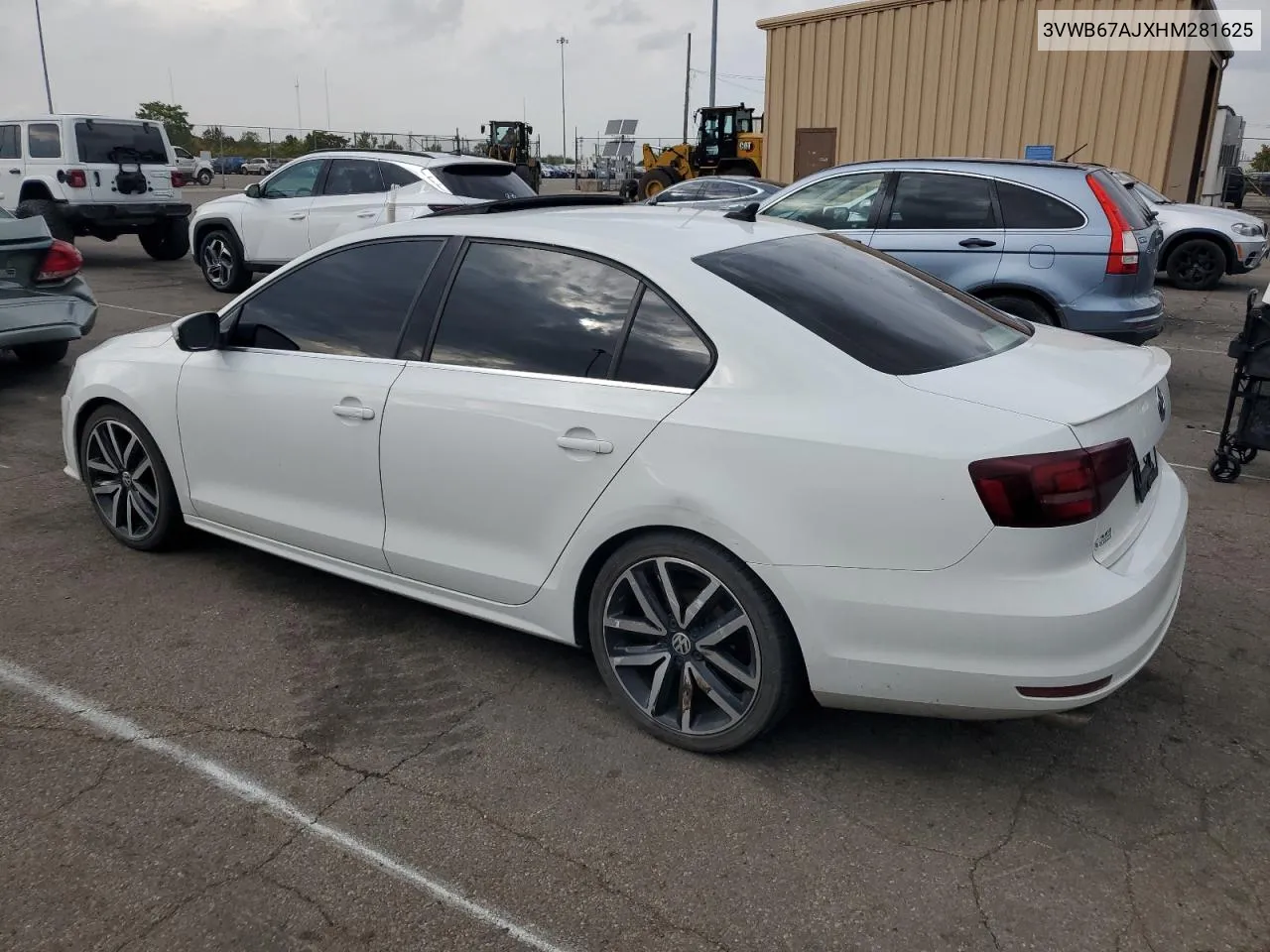 3VWB67AJXHM281625 2017 Volkswagen Jetta Se