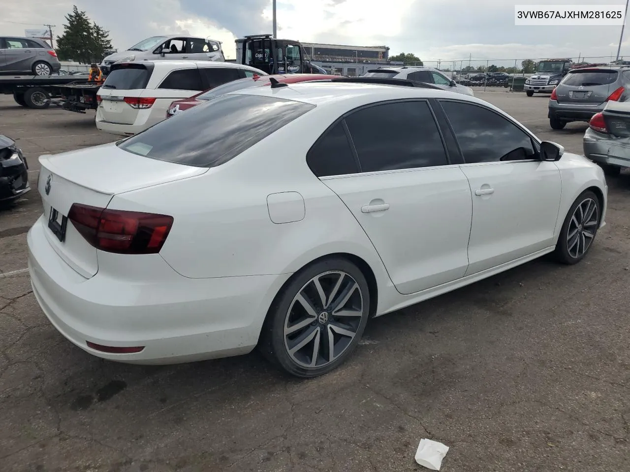 3VWB67AJXHM281625 2017 Volkswagen Jetta Se