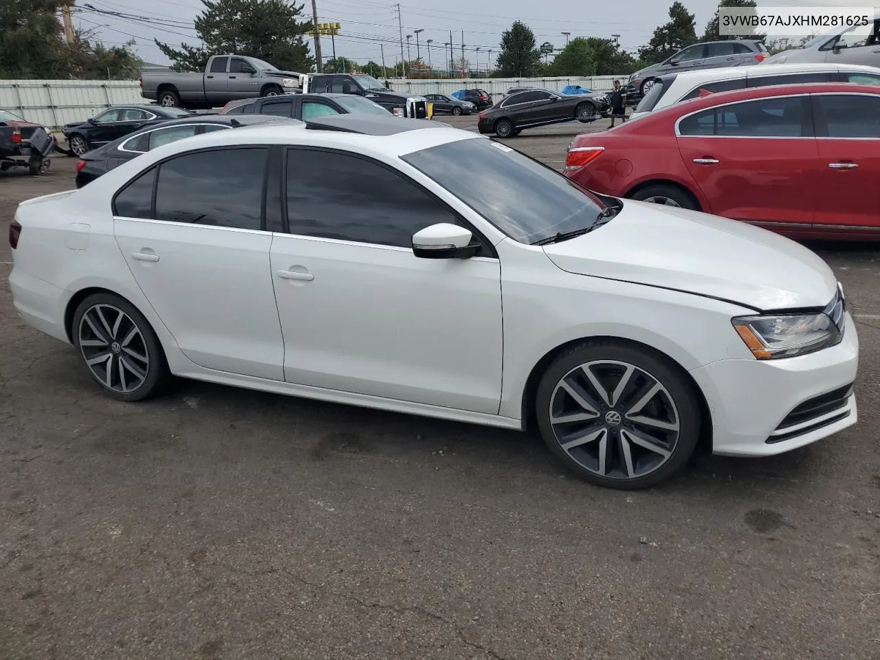 2017 Volkswagen Jetta Se VIN: 3VWB67AJXHM281625 Lot: 71950124