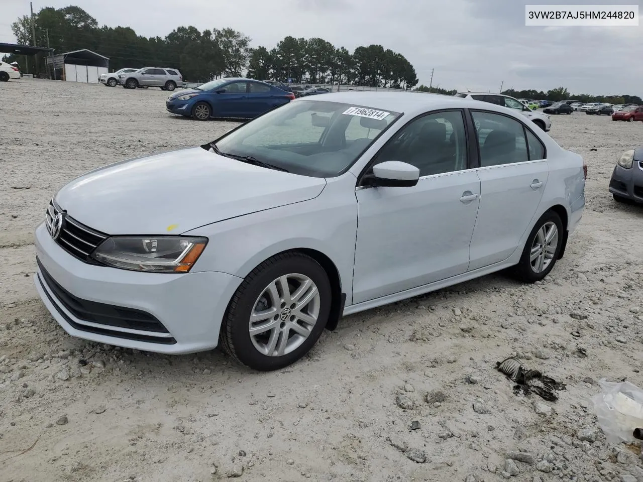 2017 Volkswagen Jetta S VIN: 3VW2B7AJ5HM244820 Lot: 71962814