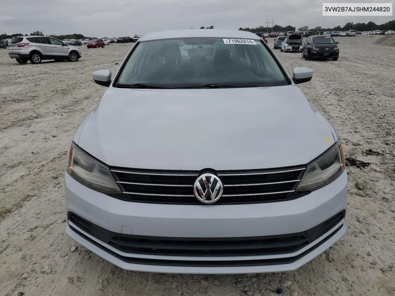 2017 Volkswagen Jetta S VIN: 3VW2B7AJ5HM244820 Lot: 71962814