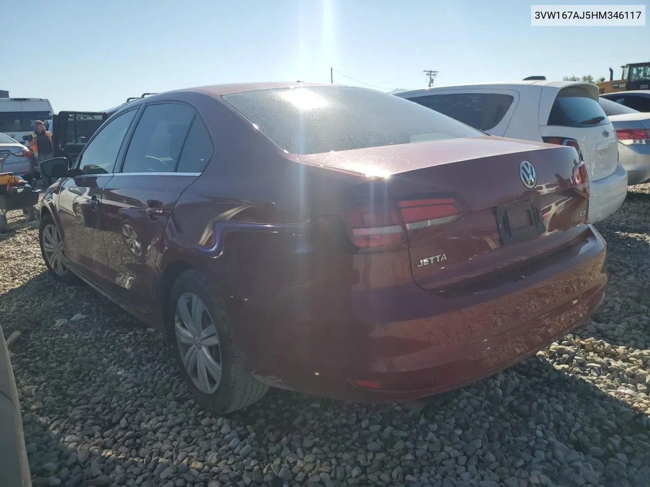 3VW167AJ5HM346117 2017 Volkswagen Jetta S