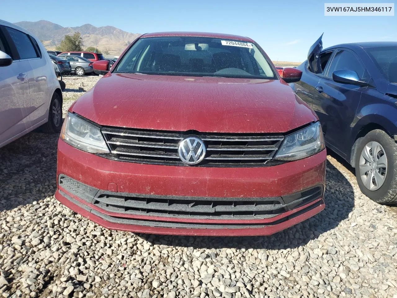 3VW167AJ5HM346117 2017 Volkswagen Jetta S