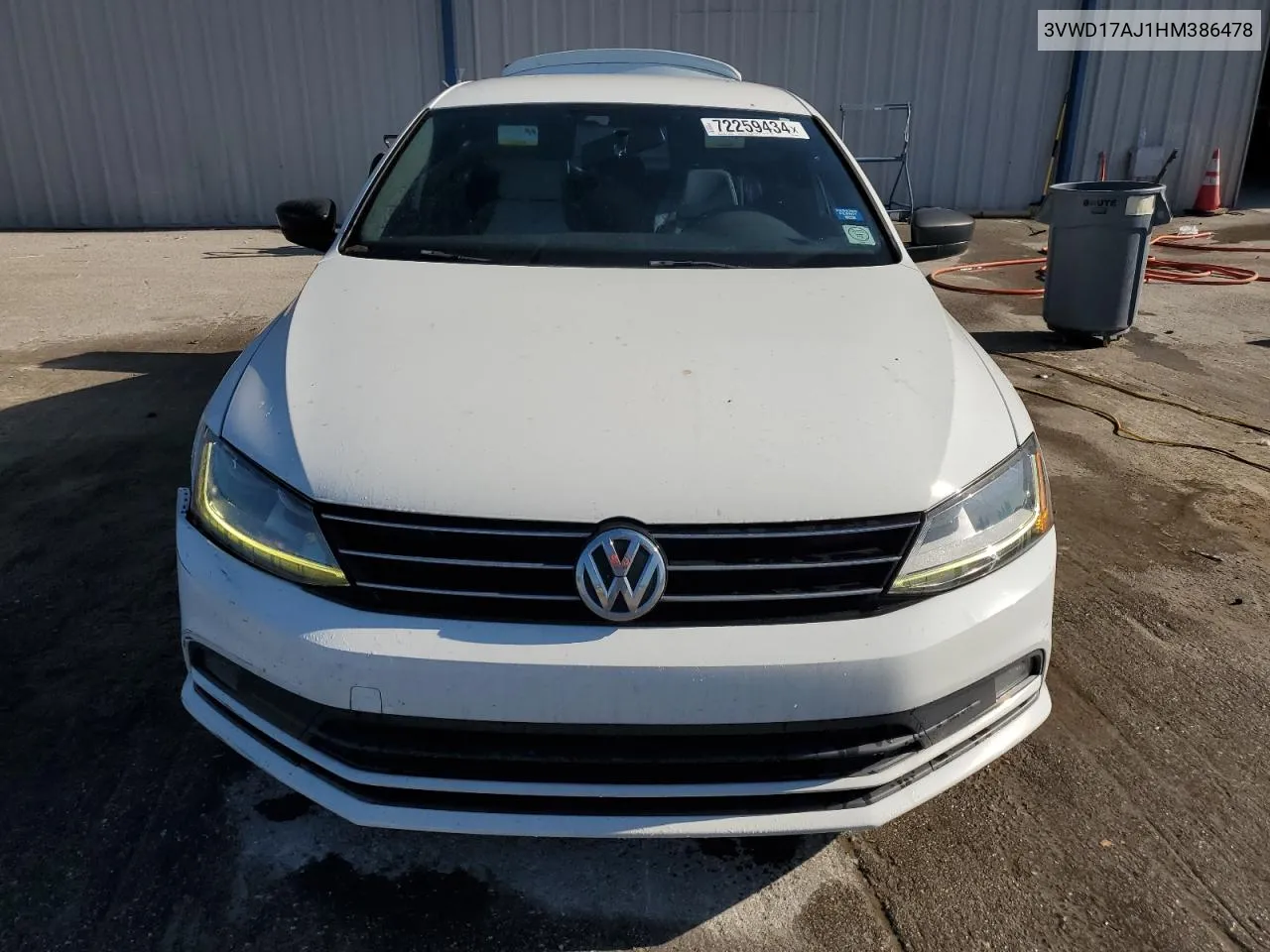 2017 Volkswagen Jetta Sport VIN: 3VWD17AJ1HM386478 Lot: 72259434