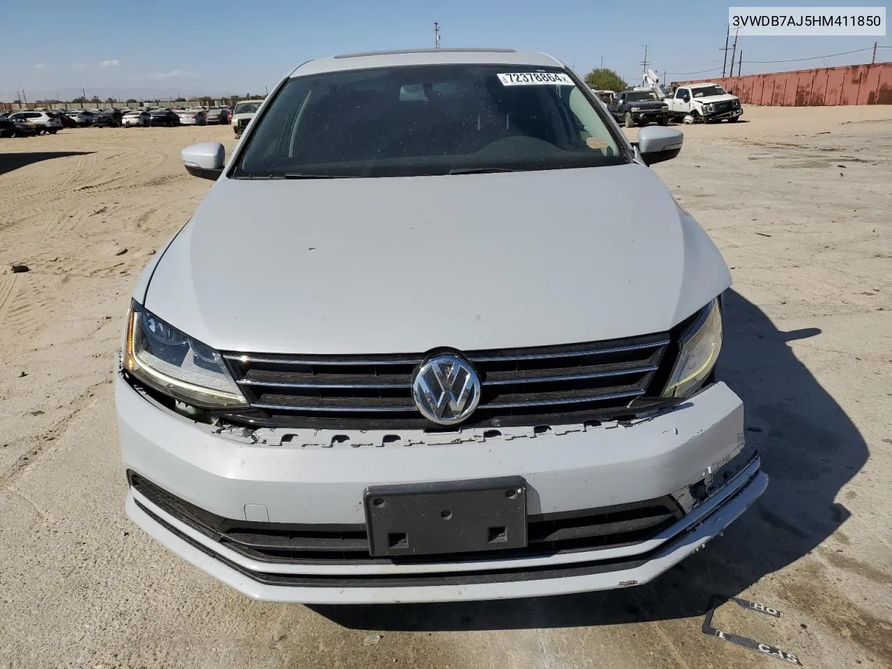 3VWDB7AJ5HM411850 2017 Volkswagen Jetta Se